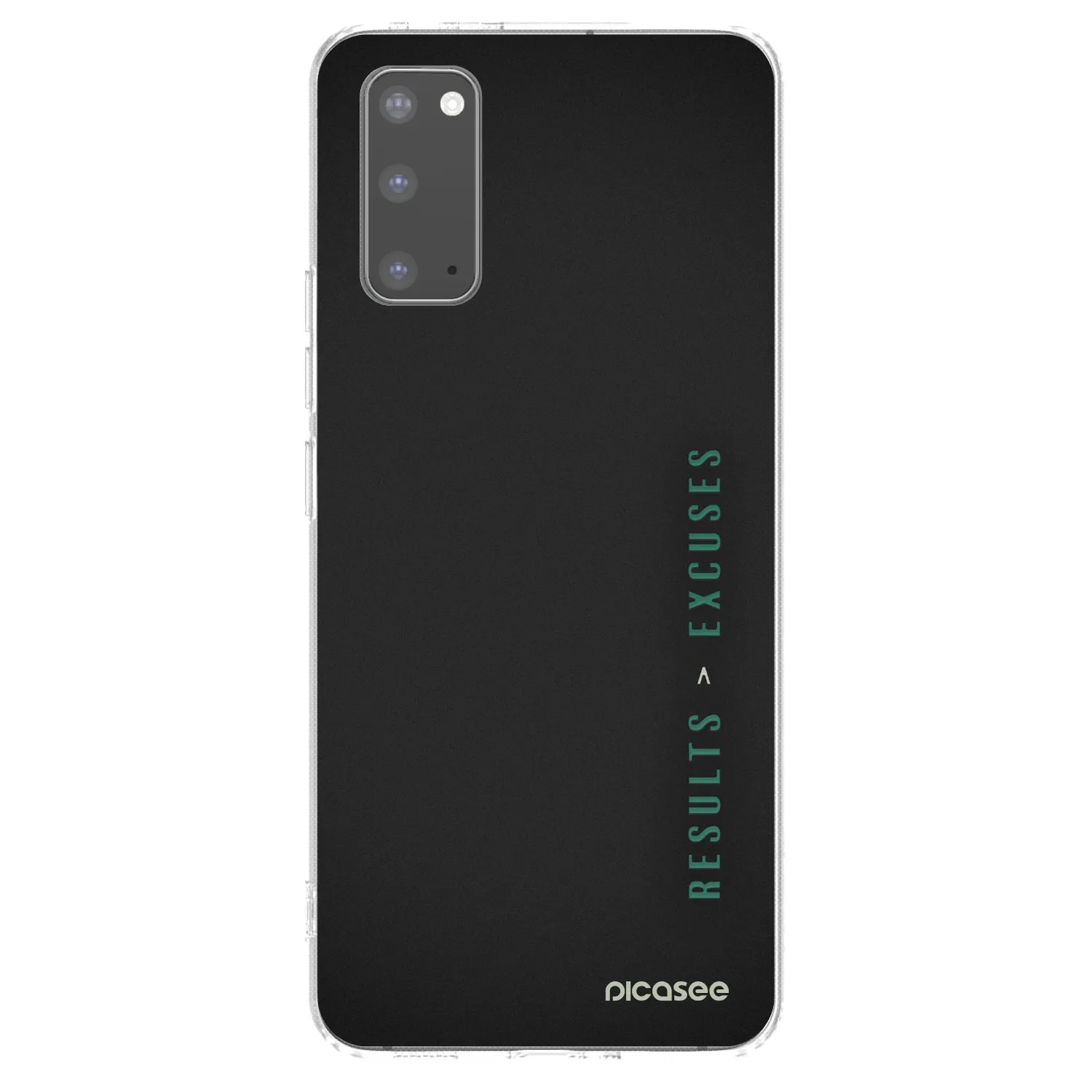 Picasee silikonski prozorni ovitek za Samsung Galaxy S20 G980F - Results x Excuses