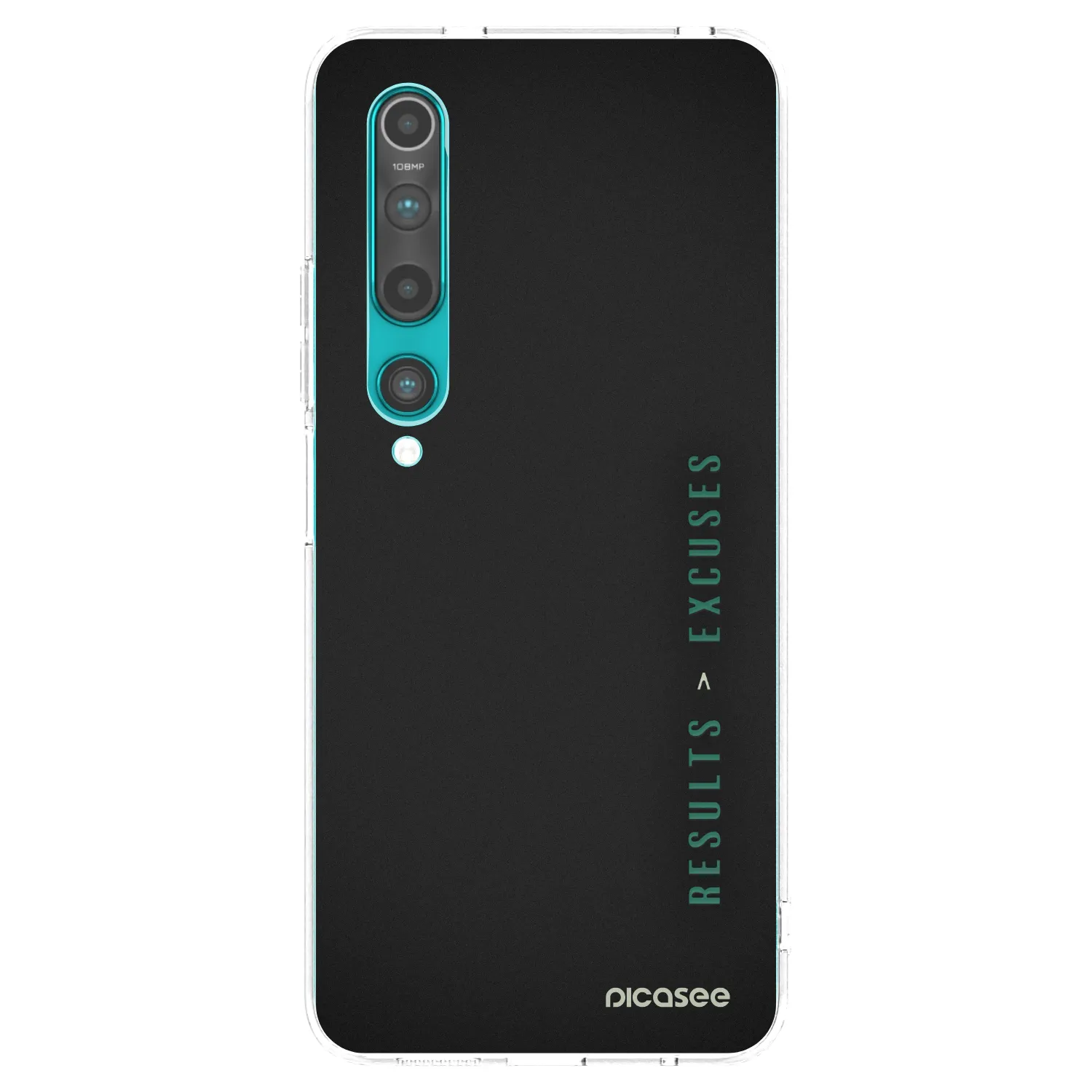 Picasee silikonski prozorni ovitek za Xiaomi Mi 10 - Results x Excuses