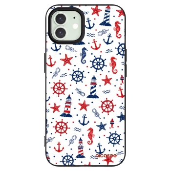 Picasee silikonski črni ovitek za Apple iPhone 12 - Sailor Vibes