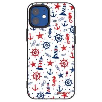 Picasee silikonski črni ovitek za Apple iPhone 12 mini - Sailor Vibes