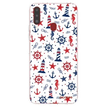 Picasee silikonski prozorni ovitek za Samsung Galaxy A20s - Sailor Vibes