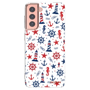 Picasee silikonski prozorni ovitek za Samsung Galaxy S21 5G G991B - Sailor Vibes