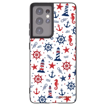 Picasee silikonski črni ovitek za Samsung Galaxy S21 Ultra 5G G998B - Sailor Vibes