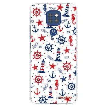Picasee silikonski prozorni ovitek za Motorola Moto G9 Play - Sailor Vibes