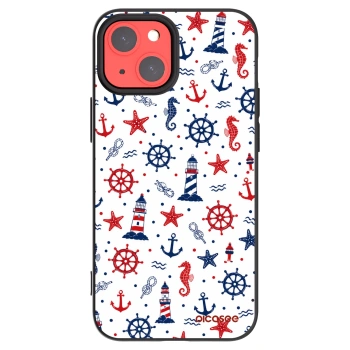 Picasee silikonski črni ovitek za Apple iPhone 13 mini - Sailor Vibes