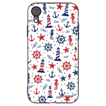 Picasee silikonski črni ovitek za Apple iPhone XR - Sailor Vibes