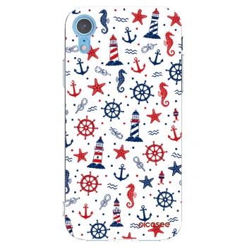 Picasee silikonski prozorni ovitek za Apple iPhone XR - Sailor Vibes