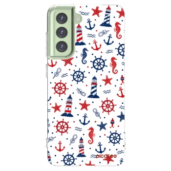 Picasee silikonski prozorni ovitek za Samsung Galaxy S21 FE 5G - Sailor Vibes