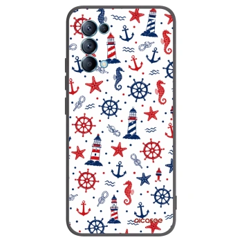 Picasee silikonski črni ovitek za OPPO A16s - Sailor Vibes