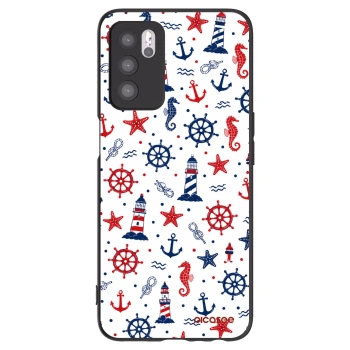 Picasee silikonski črni ovitek za OPPO A16s - Sailor Vibes