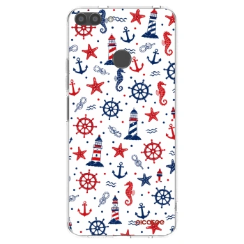 Picasee silikonski prozorni ovitek za Huawei P Smart - Sailor Vibes