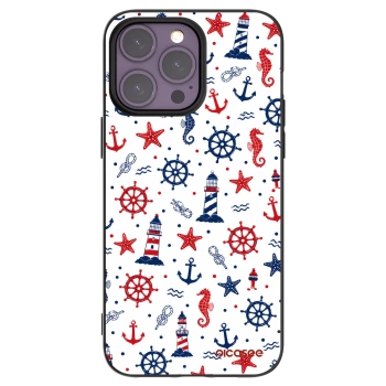 Picasee silikonski črni ovitek za Apple iPhone 14 Pro Max - Sailor Vibes