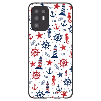 Picasee silikonski črni ovitek za OPPO A94 5G - Sailor Vibes