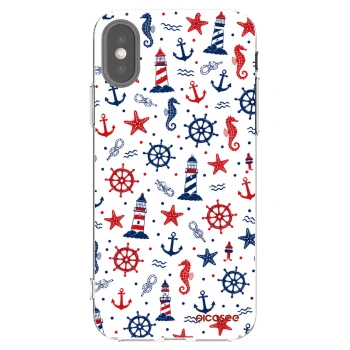 Picasee silikonski prozorni ovitek za Apple iPhone X/XS - Sailor Vibes