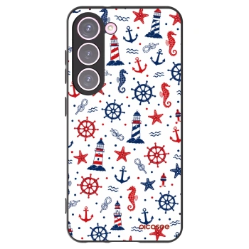 Picasee silikonski črni ovitek za Samsung Galaxy S23 5G - Sailor Vibes