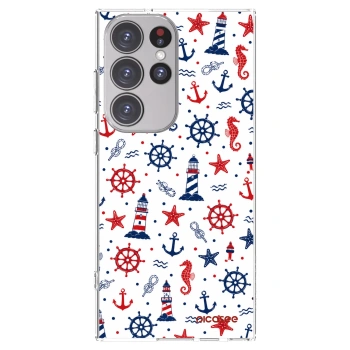 Picasee silikonski prozorni ovitek za Samsung Galaxy S23 Ultra 5G - Sailor Vibes