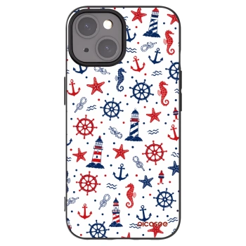 Picasee silikonski črni ovitek za Apple iPhone 15 - Sailor Vibes