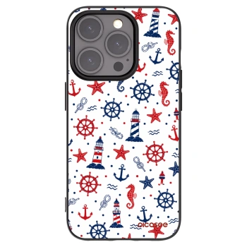 Picasee silikonski črni ovitek za Apple iPhone 15 Pro - Sailor Vibes