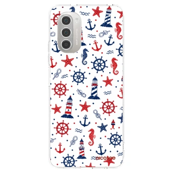 Picasee silikonski prozorni ovitek za Motorola Moto G51 - Sailor Vibes
