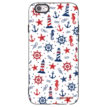 Picasee silikonski črni ovitek za Apple iPhone 6/6S - Sailor Vibes