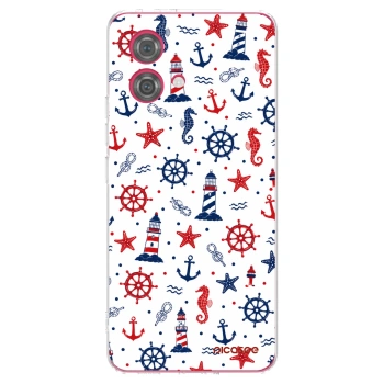 Picasee silikonski prozorni ovitek za Motorola Moto G84 5G - Sailor Vibes