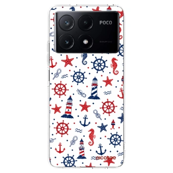 Picasee silikonski prozorni ovitek za Xiaomi Poco X6 Pro - Sailor Vibes