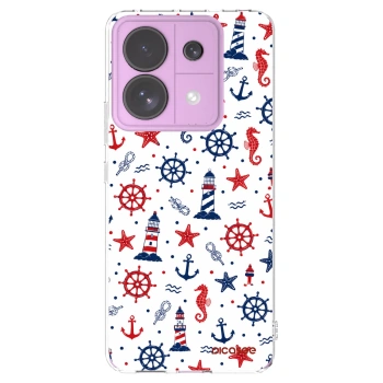 Picasee silikonski prozorni ovitek za Xiaomi Redmi Note 13 Pro 5G - Sailor Vibes