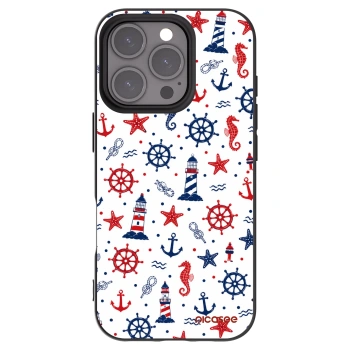 Picasee silikonski črni ovitek za Apple iPhone 16 Pro - Sailor Vibes