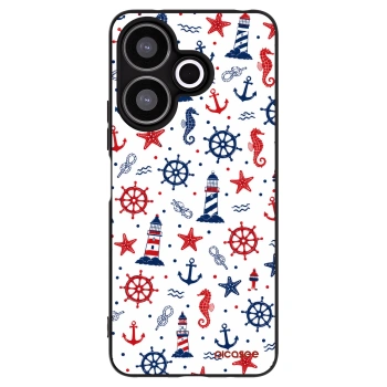 Picasee silikonski črni ovitek za Xiaomi Redmi 13 4G - Sailor Vibes