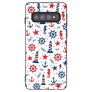 Picasee silikonski črni ovitek za Samsung Galaxy S10 G973 - Sailor Vibes