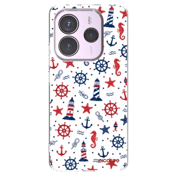 Picasee silikonski prozorni ovitek za Xiaomi Redmi Note 14 5G - Sailor Vibes
