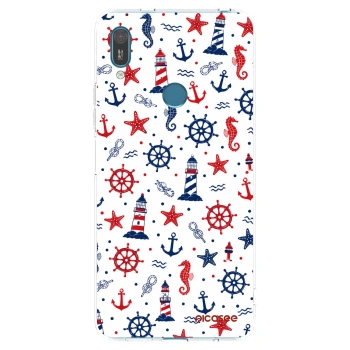 Picasee silikonski prozorni ovitek za Huawei Y7 2019 - Sailor Vibes