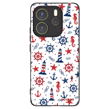 Picasee silikonski črni ovitek za Xiaomi Redmi Note 14 4G - Sailor Vibes