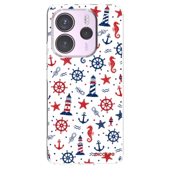 Picasee silikonski prozorni ovitek za Xiaomi Redmi Note 14 4G - Sailor Vibes