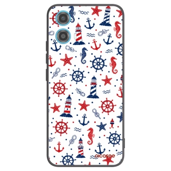 Picasee silikonski črni ovitek za Motorola Moto G34 5G - Sailor Vibes