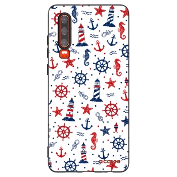 Picasee silikonski črni ovitek za Huawei P30 - Sailor Vibes