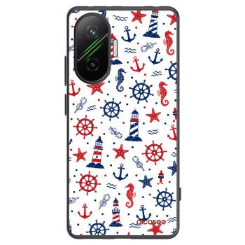 Picasee silikonski črni ovitek za Xiaomi Poco F7 5G - Sailor Vibes