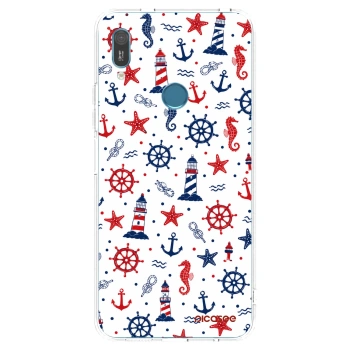 Picasee silikonski prozorni ovitek za Huawei Y6 2019 - Sailor Vibes