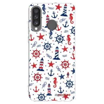 Picasee silikonski prozorni ovitek za Huawei P30 Lite - Sailor Vibes