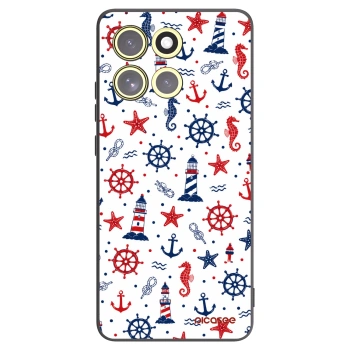 Picasee silikonski črni ovitek za Motorola Moto G86 Power 5G - Sailor Vibes