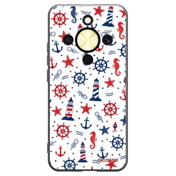 Picasee silikonski črni ovitek za Honor Magic8 Lite 5G - Sailor Vibes