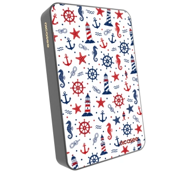 Picasee Prenosna baterija z MagSafe 10 000 mAh Siva - Sailor Vibes