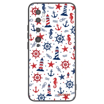 Picasee silikonski črni ovitek za Xiaomi Mi Note 10 (Pro) - Sailor Vibes