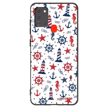 Picasee silikonski črni ovitek za Samsung Galaxy A21s - Sailor Vibes