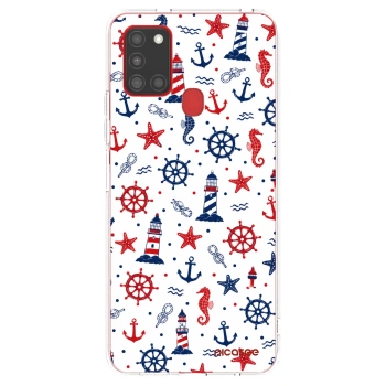 Picasee silikonski prozorni ovitek za Samsung Galaxy A21s - Sailor Vibes