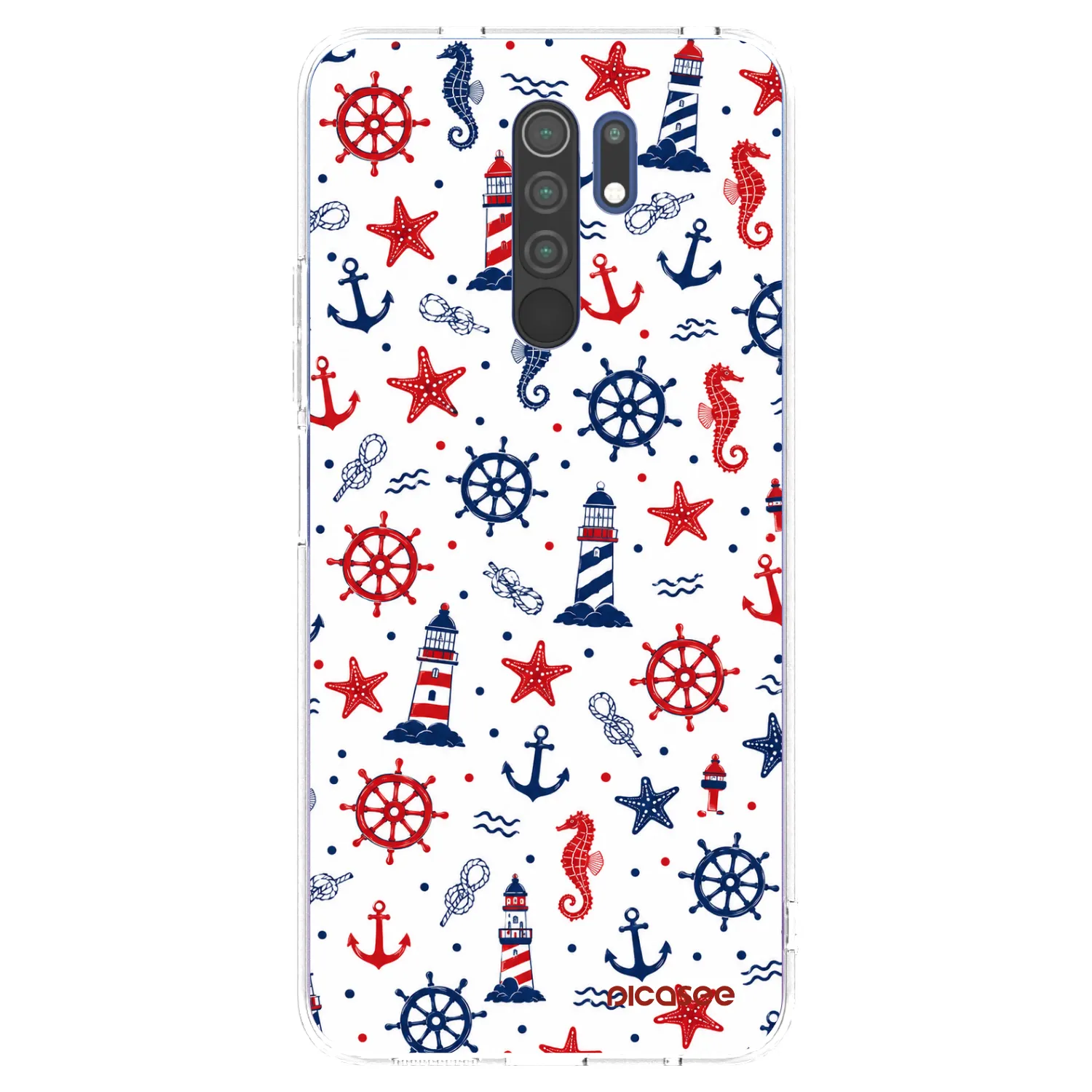 Picasee silikonski prozorni ovitek za Xiaomi Redmi 9 - Sailor Vibes