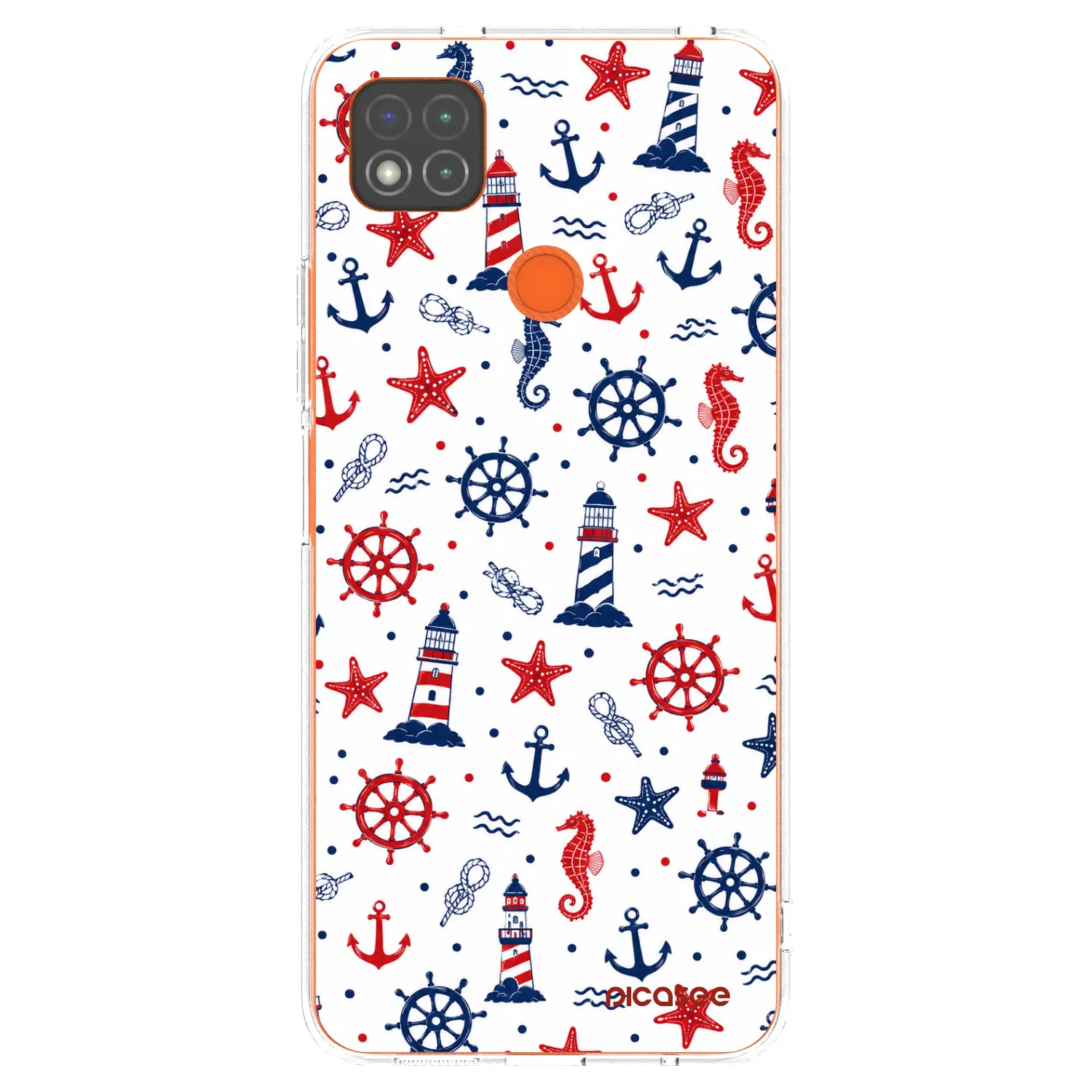 Picasee silikonski prozorni ovitek za Xiaomi Redmi 9C - Sailor Vibes