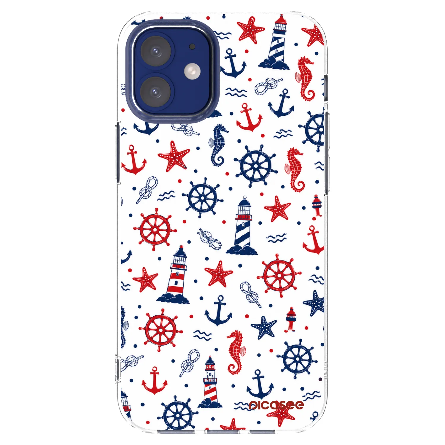 Picasee silikonski prozorni ovitek za Apple iPhone 12 mini - Sailor Vibes