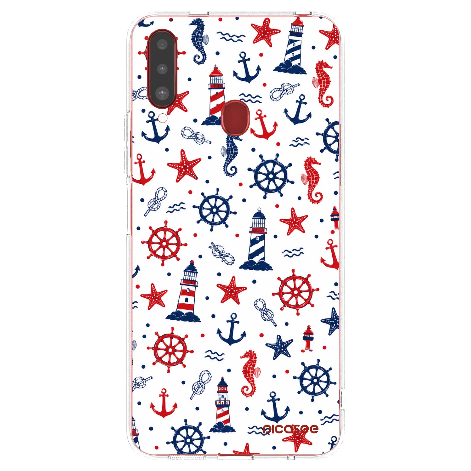 Picasee silikonski prozorni ovitek za Samsung Galaxy A20s - Sailor Vibes