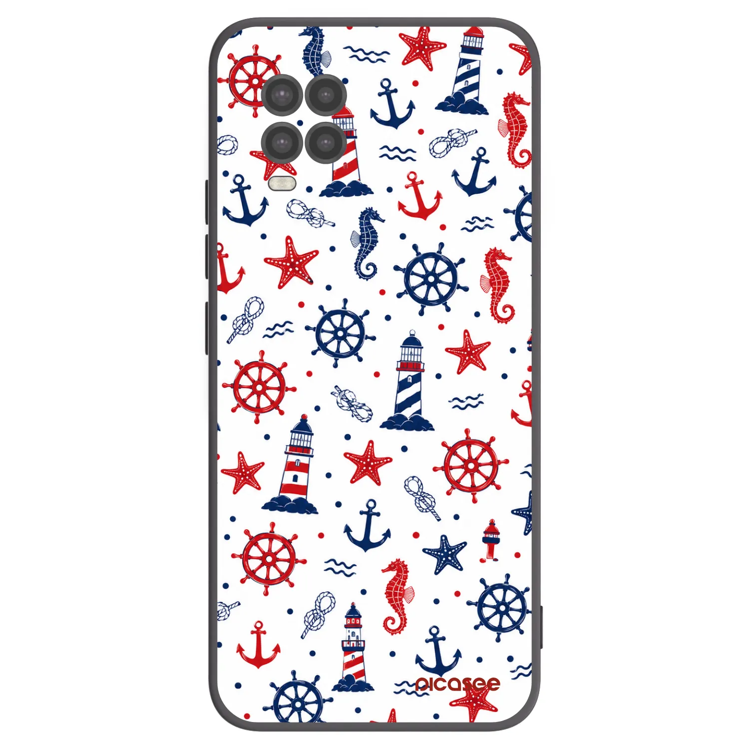 Picasee silikonski črni ovitek za Xiaomi Mi 10 Lite - Sailor Vibes